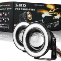 76 mm RGB Mercekli Angel Led Halkalı Led Sis