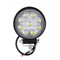 9 Led 27W Off Road Gündüz Farı Sis Çalışma Lambası Yuvarlak Kalın