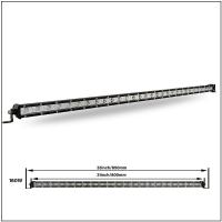 90W 80cm Düz Tek Sıra Üniversal Delici Sis Lambası Led Bar