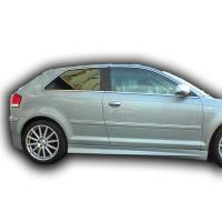 Audi A3 2009 - 2012 Marşpiyel Boyalı Fiber