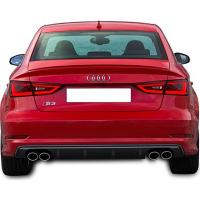 Audi A3 8V S line Sedan 2012 - 16 S3 Difüzör Plastik Boyasız