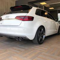 Audi A3 Hb (2014-2018) Cam Üstü Spoiler - Piano Black (Parlak Siyah)