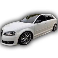 Audi A3 HB 2006 - 2012 Çift Kapı Marşpiyel Boyalı