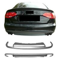 Audi A4 B8 2008-2012 S4 Difüzör Plastik Boyasız