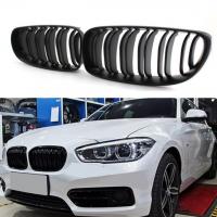 Bmw 1 Serisi F20-F21 2015- İçin Uyumlu M Böbrek Çift Çizgi Panjur Piano Black