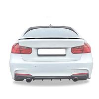 Bmw 3 F30 2012-2018 Piano Black Spoiler