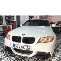 Bmw E90 2008 2011 Tampon Ön Flap Seti M Technic St P Black