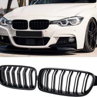 Bmw F30 2012-2018 M3 Çift Çizgi Böbrek Panjur Piano Black