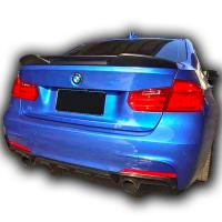 Bmw F30 Delikli Spoiler Boyalı Fiber