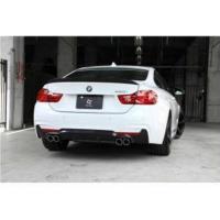 Bmw F32-F36 2014 Difüzör M Performance St Sağ+Sol-Çiftli Çıkış P Black