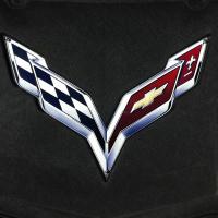 Chevrolet Corvette Bagaj Logosu Krom