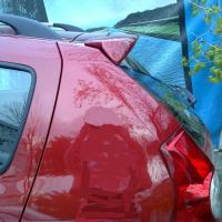 Dacia Sandero 2009-2012 Spoiler Boyalı Fiber