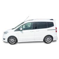 Ford Courier 2014 - 2018 Sport Marşpiyel Plastik Boyasız