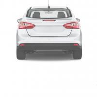 Ford Focus 3-4 Sedan 2011-2017 Piano Black Spoiler