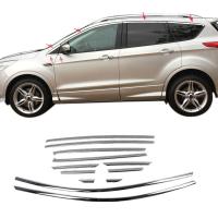 Ford Kuga 2013-2019 Krom Cam Çerçevesi