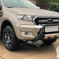 Ford Ranger 2006+ Off Road Poliüretan Ön Koruma Ön Tampon Koruma Demiri Siyah AQM4WD