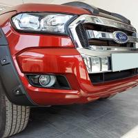 Ford Ranger 2012-2016 Ön Sis Çerçevesi Kaplama Siyah Kalın