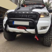 Ford Ranger 2015 ve Sonrası Siyah Ön Tampon Koruma