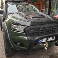 Ford Ranger 2015-2017 Kaput Üstü Havalandırma Boyasız