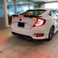 Honda Civic Fc5 2016-2020 Turbo Si Spoiler Işıklı (Boyasız)