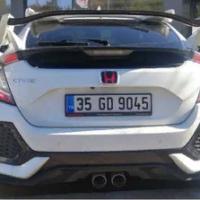 Honda Civic Fc5 2016-2020 Arka Logo Smoke