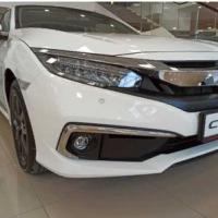 Honda Civic Fc5 2019-2021 Ön Sis Kaşı Kaplaması Nikelaj (makyajlı Kasa)