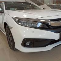 Honda Civic Fc5 2019-2021 Ön Sis Kaşı Kaplaması Piano Black (makyajlı Kasa)