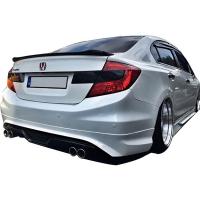 Honda Civic 2012 Özel Modulo Arka Difüzör Boyasız