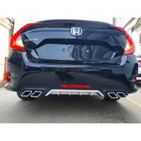 Honda Civic FC5 2016-2020 Difüzör Kare Egzoz Silver