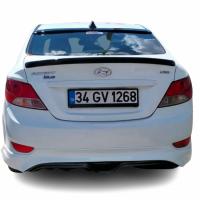 Hyundai Accent Blue 2011 - 19 Custom Arka Ek Plastik Boyasız