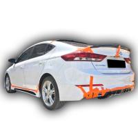 Hyundai Elantra 2012 - 16 Custom Difüzör Plastik Boyasız