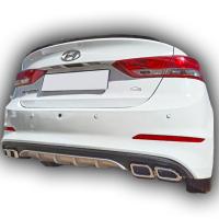 Hyundai Elantra 2012 - 16 Custom Difüzör Plastik Boyasız