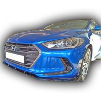 Hyundai Elantra 2016 - 18 Custom Ön Lip (3 Parça) Plastik Boyasız