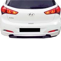 Hyundai İ20 2014 Difüzör Sport+Egzos Ucu (Krom) +Çıta P Black Set