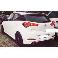 Hyundai İ20 2014 Difüzör Sport+Egzos Ucu (Krom) +Çıta P Black Set