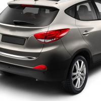 Hyundai İx35 2010-2015 Krom Bagaj Alt Çıtası