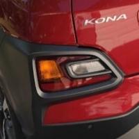 Hyundai Kona Arka Sis Kaplama - Piano Black