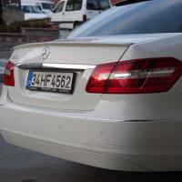 Mercedes E-Serisi W212 Cam Üstü Spoiler Boyalı