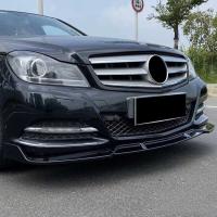 Mercedes W204 2007-2014 Ön Lip Uyumlu - Piano Black (Parlak Siyah) (AMG)