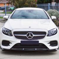 Mercedes W213(2016-2019) E Serisi Uyumlu Ön Lip - Piano Black (Parlak Siyah)