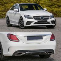 Mercedes W205 C Serisi Makyajlı Amg Oem Tampon Seti ( Oem Amg Dönüşüm )