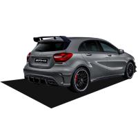 Mercedes W176 A Serisi Amg A45 2012 - 2018 Arka Tampon Kaşları (2 Parça) Plastik Boyasız