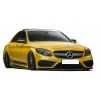 Mercedes W205 C Serisi Sedan Amg 2014 - 2018 Ön Ek (2 Parça) Plastik Boyasız