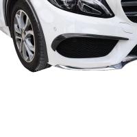 Mercedes W205 C Serisi Sedan Amg 2014 - 2018 Ön Tampon Kaşları (2Parça) Plastik Boyasız