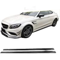 Mercedes W205 C Serisi Sedan Amg C63 2014 - 2021 Marşpiyel Altı Lip Plastik Boyasız