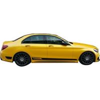 Mercedes W205 C Serisi Sedan Amg C63 2014 - 2021 Marşpiyel Altı Lip Plastik Boyasız