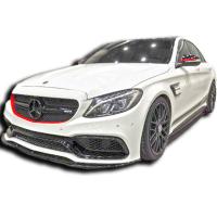 Mercedes W205 C Serisi Sedan Amg C63 2014 - 2021 Ön Lip ( Taiwan Tampon Uyumlu) Plastik Boyasız