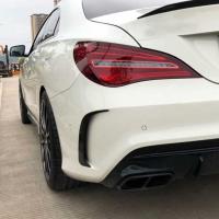 Mercedes W117 Cla Arka Tampon Bıçakları Piano Black