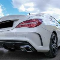 Mercedes W117 Cla 45 Difüzör & Egzoz Seti 16-19 Silver Egzoz İle