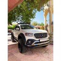 Mercedes X-Class 2017+ Uyumlu Off Road Ön Tampon Koruma Demiri Siyah (Tekli Bıyık) AQM4WD